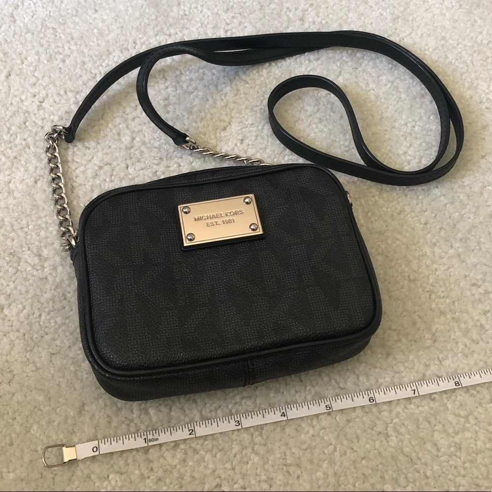Michael Kors Black Jet Set Crossbody Small